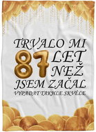 IMPAR Fleece blanket It took me + age - 87 years - Blanket