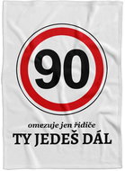 IMPAR Fleece blanket You go on - 90 years - Blanket