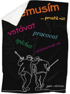 IMPAR Lambskin blanket I don't need anything - Blanket