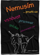 IMPAR Fleece blanket I don't need anything - Blanket