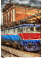 IMPAR Fleece blanket Train in the station - Blanket