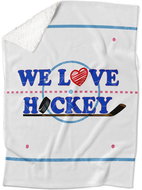 IMPAR Lambskin blanket We love hockey - Blanket
