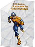 IMPAR Fleece Lambskin Blanket Super Dad - Blanket