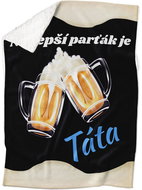 IMPAR Fleece Lambskin Blanket Daddy's best partner - Blanket
