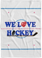 IMPAR Fleece blanket We love hockey - Blanket