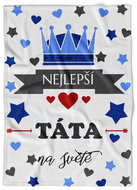 IMPAR Fleece blanket The best dad in the world - Blanket