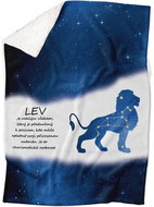 IMPAR Lamb blanket Lion (23.7. - 22.8. ) - blue - Blanket