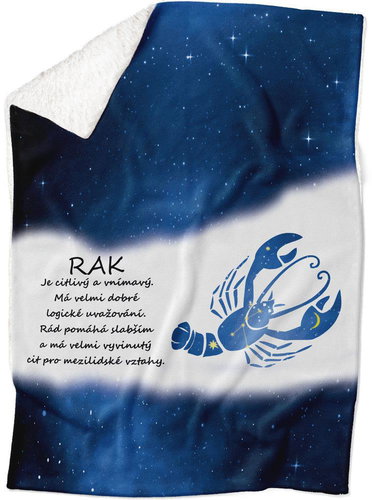 IMPAR Lamb blanket Rak (22.6. - 22.7. ) - blue - Blanket - Main image