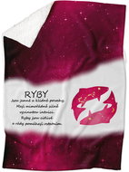 IMPAR Lamb blanket Pisces (21.1. - 20.3. ) - red - Blanket