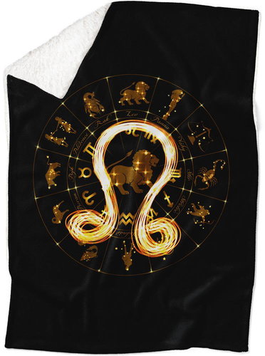 IMPAR Lamb blanket Lion symbol (23.7. - 22.8. ) - Blanket - Main image
