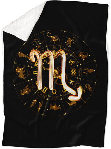 IMPAR Aries blanket Scorpio symbol (23.10. - 22.11. ) - Blanket - Main image