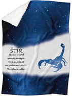 IMPAR Lamb blanket Scorpio (23.10. - 22.11. ) - blue - Blanket