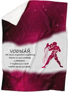 IMPAR Lambskin blanket Aquarius (21.1. - 20.2. ) - red - Blanket