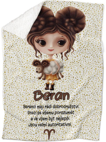 IMPAR Aries blanket Sign for children - Aries (21.3. - 20.4. ) - Blanket - Main image