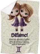 IMPAR Lamb blanket Signs for children - Gemini (22.5. - 21.6. ) - Blanket