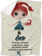 IMPAR Lamb blanket Sign for children - Scorpio (23.10. - 22.11. ) - Blanket