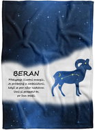 IMPAR Fleece blanket Aries (21.3. - 20.4. ) - blue - Blanket