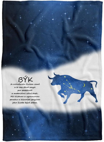 IMPAR Fleece blanket Taurus (21.4. - 21.5. ) - blue - Blanket - Main image