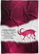 IMPAR Fleece blanket Capricorn (22.12. - 20.1. ) - red - Blanket