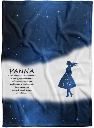 IMPAR Fleece blanket Virgin (23.8. - 22.9. ) - blue - Blanket - Main image