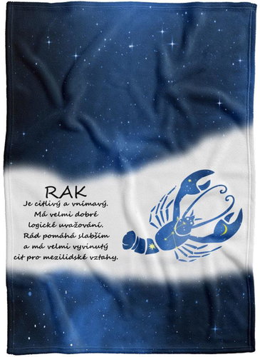IMPAR Fleece blanket Rak (22.6. - 22.7. ) - blue - Blanket - Main image