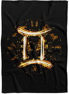 IMPAR Fleece Blanket Symbol of the sign Gemini (22.5. - 21.6. ) - Blanket