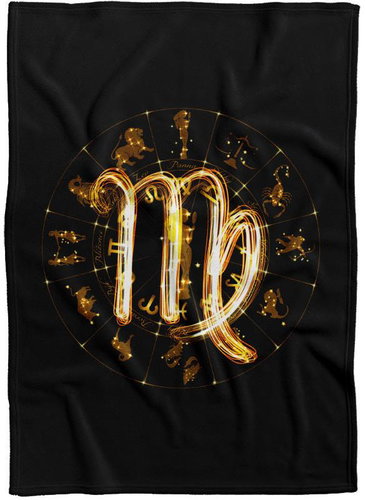 IMPAR Fleece blanket Virgo symbol (23.8. - 22.9. ) - Blanket - Main image