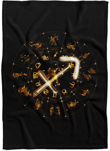 IMPAR Fleece blanket Sagittarius (23.11. - 21.12. ) - Blanket - Main image