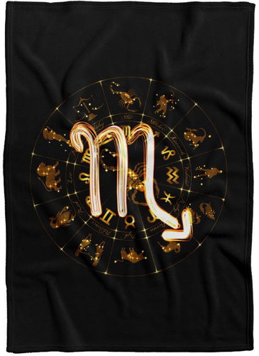 IMPAR Fleece blanket Scorpio symbol (23.10. - 22.11. ) - Blanket - Main image