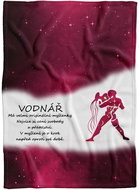 IMPAR Fleece blanket Aquarius (21.1. - 20.2. ) - red - Blanket
