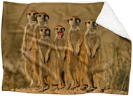 IMPAR Lambskin blanket Surikaty, 150 × 120 cm - Blanket