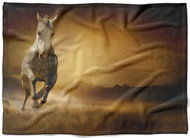 IMPAR Fleece blanket Horse in the field, 200 × 140 cm - Blanket