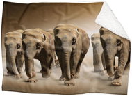 IMPAR Elephants in the desert blanket, 200 × 140 cm - Blanket