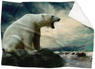 IMPAR Lamb blanket Polar bear, 150 × 120 cm - Blanket