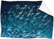 IMPAR Lambskin blanket The school of fish, 150 × 120 cm - Blanket