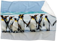IMPAR Lamb blanket Penguins, 150 × 120 cm - Blanket