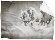 IMPAR Lamb blanket Running horses, 150 × 120 cm - Blanket