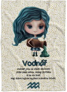 IMPAR Fleece blanket Sign for children - Aquarius (21.1. - 20.2. ) - Blanket