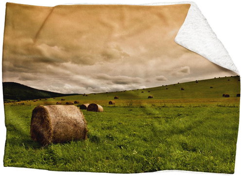 IMPAR Lambskin blanket Field, 200 × 140 cm - Blanket - Main image