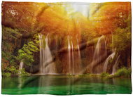 IMPAR Fleece blanket Waterfalls, 200 × 140 cm - Blanket