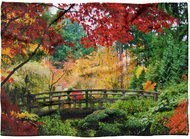 IMPAR Fleece blanket Autumn park, 200 × 140 cm - Blanket