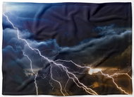 IMPAR Fleece blanket Lightning, 150 × 120 cm - Blanket