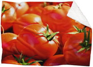 IMPAR Lambskin blanket Tomatoes, 150 × 120 cm - Blanket