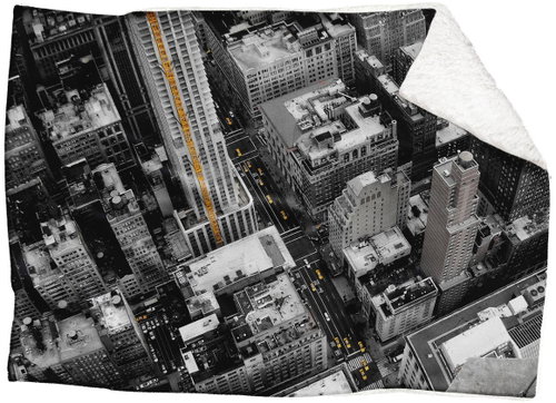 IMPAR Lambskin blanket Street view, 200 × 140 cm - Blanket - Main image
