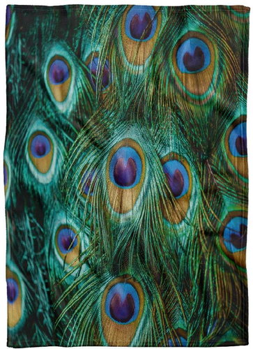 IMPAR Fleece blanket Peacock Eye, 200 × 140 cm - Blanket - Main image