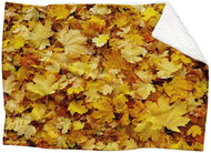 IMPAR Lambskin blanket Leaves, 150 × 120 cm - Blanket