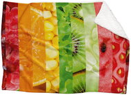 IMPAR Lambskin blanket Fruit collage, 200 × 140 cm - Blanket
