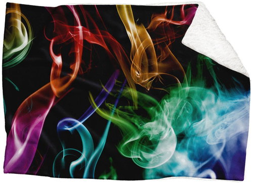 IMPAR Rainbow smoke blanket, 200 × 140 cm - Blanket - Main image