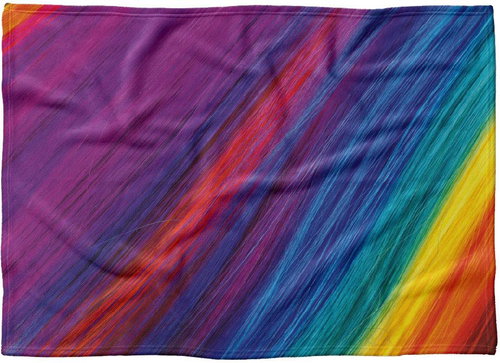IMPAR Fleece blanket Rainbow hair, 200 × 140 cm - Blanket - Main image