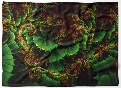 IMPAR Fleece blanket Abstraction 2, 150 × 120 cm - Blanket - Main image